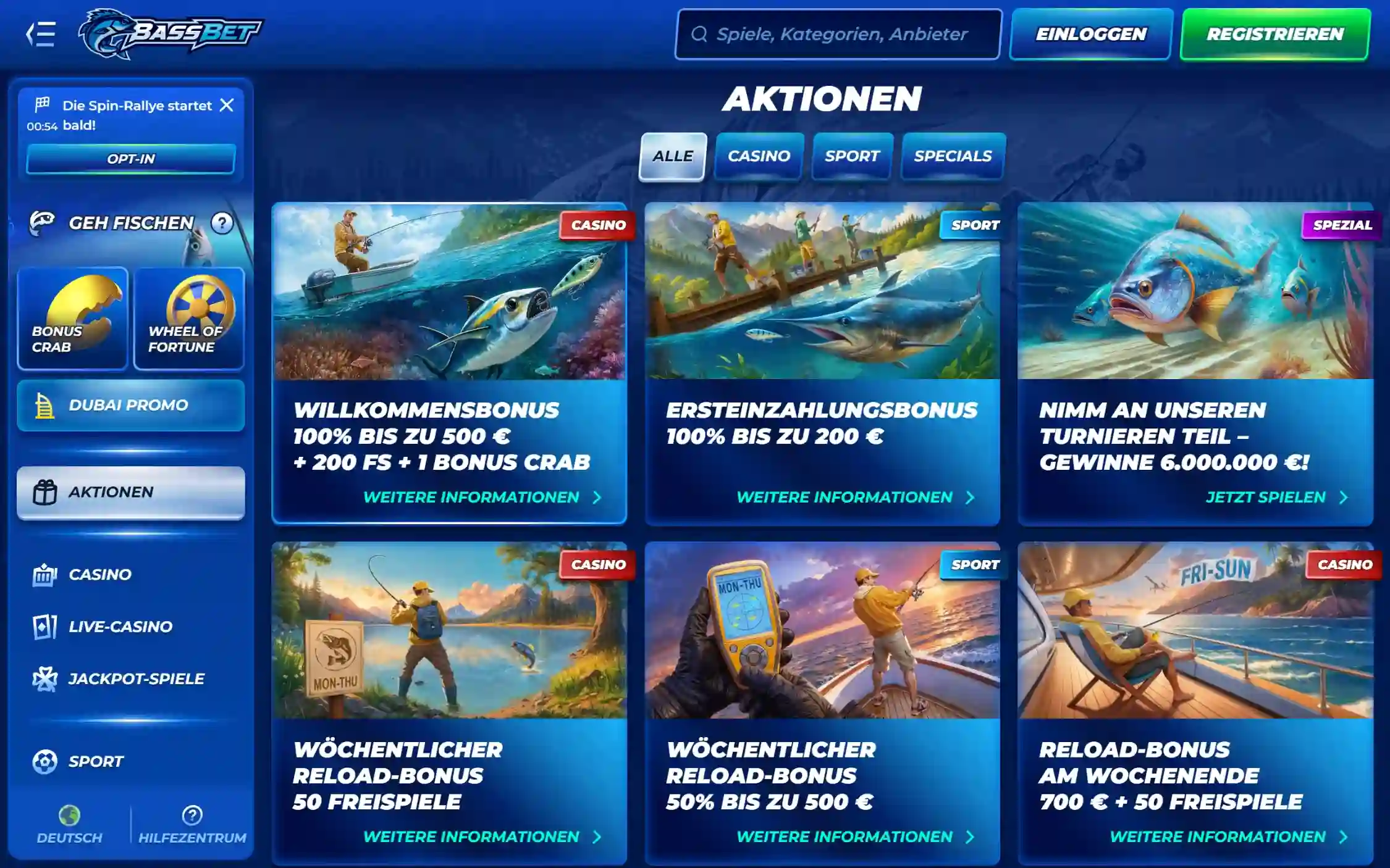 Bassbet Casino Bonus