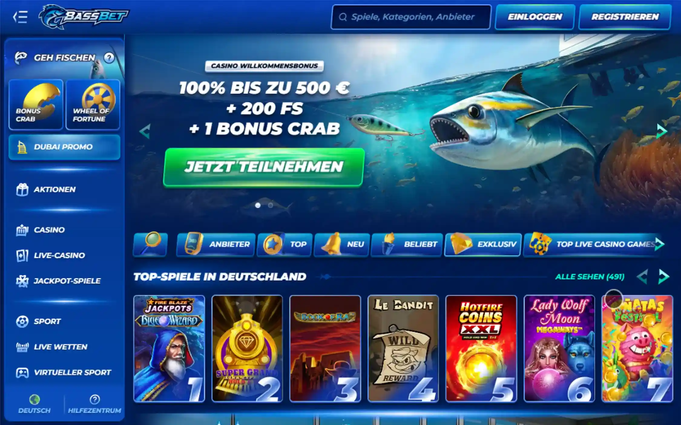 Bassbet Casino Deutschland 2026